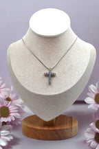 COLLANA CROCE ZIRCONI