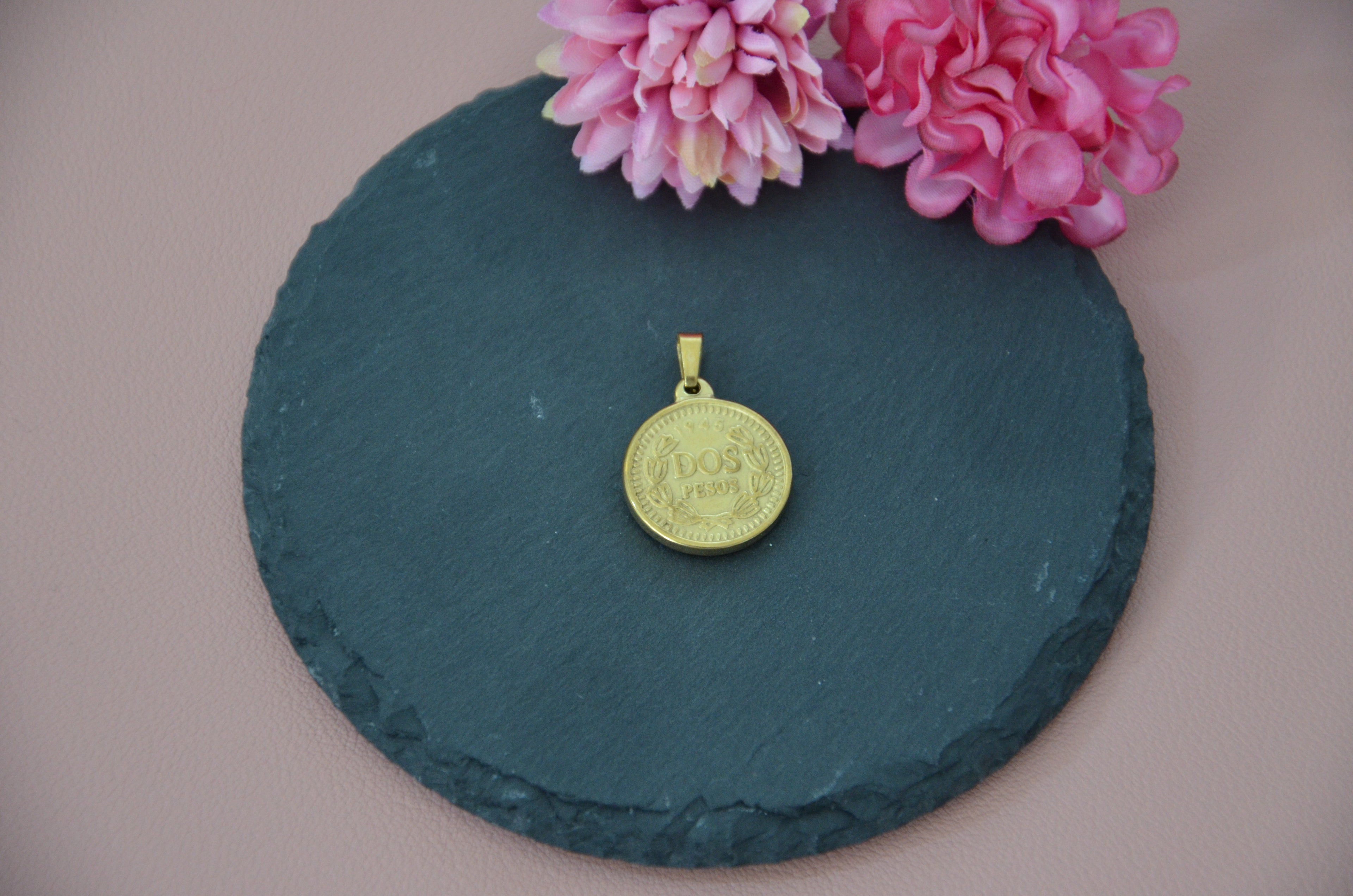 CIONDOLO MONETA PESOS