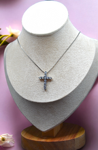 COLLANA CROCE ZIRCONI