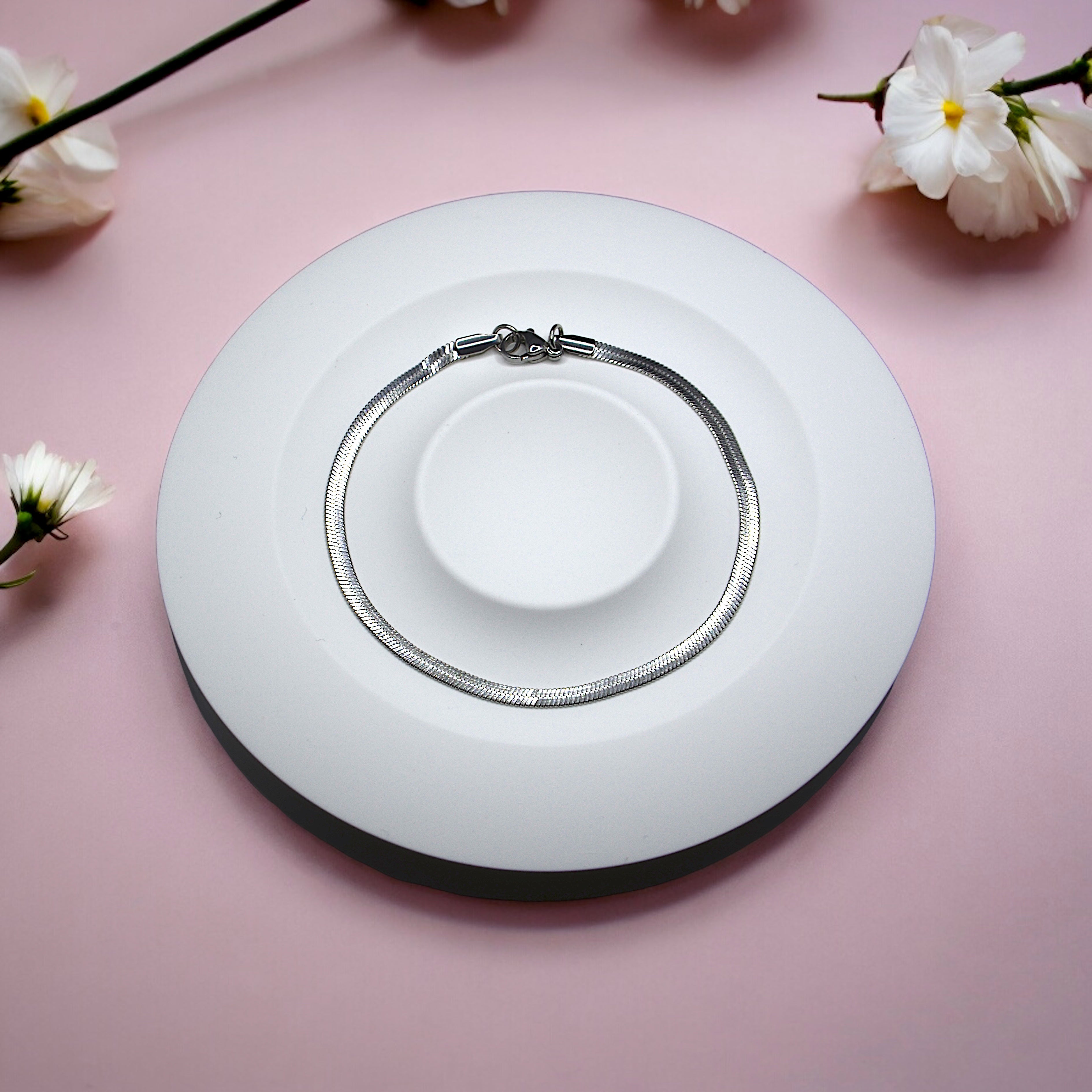 BRACCIALE SNAKE ACCIAIO COLORE ARGENTO