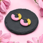 ORECCHINI CERCHIO BIG SMALTATI