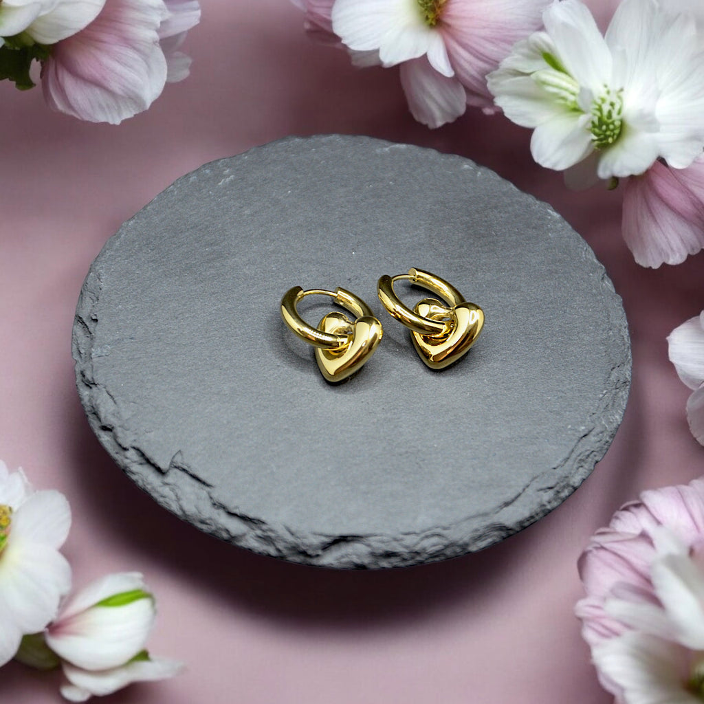 HOOP PENDENTE CUORE