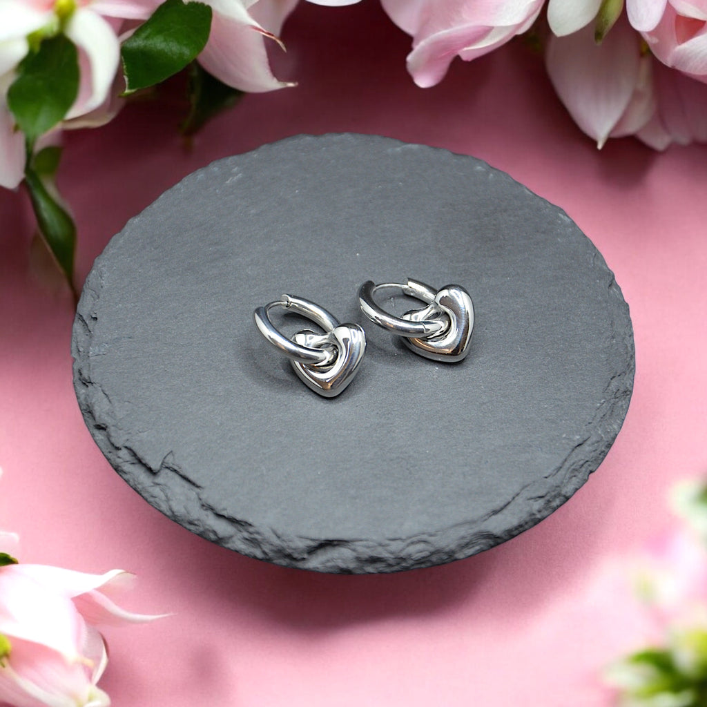 HOOP PENDENTE CUORE